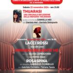 Al Teatro Vittoria Colonna di Marino “Thuarasi” e “Lacci Rossi”: due spettacoli in occasione della Giornata Internazionale contro la violenza sulle donne | Prezzo speciale con ingresso a 5 euro per ciascuna data